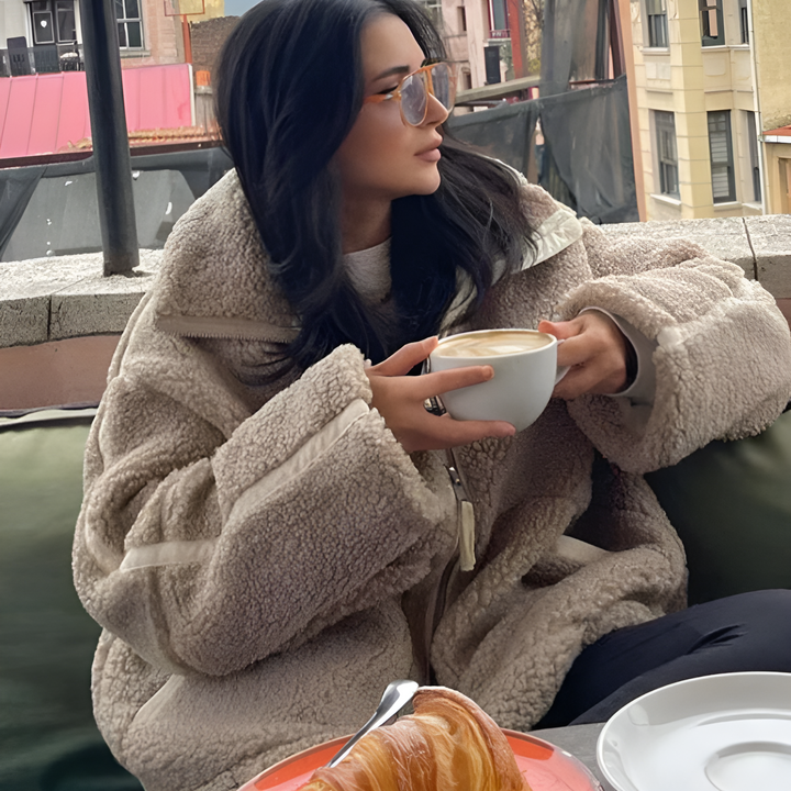 Alpenfeld | Warme Teddyjacke für Damen