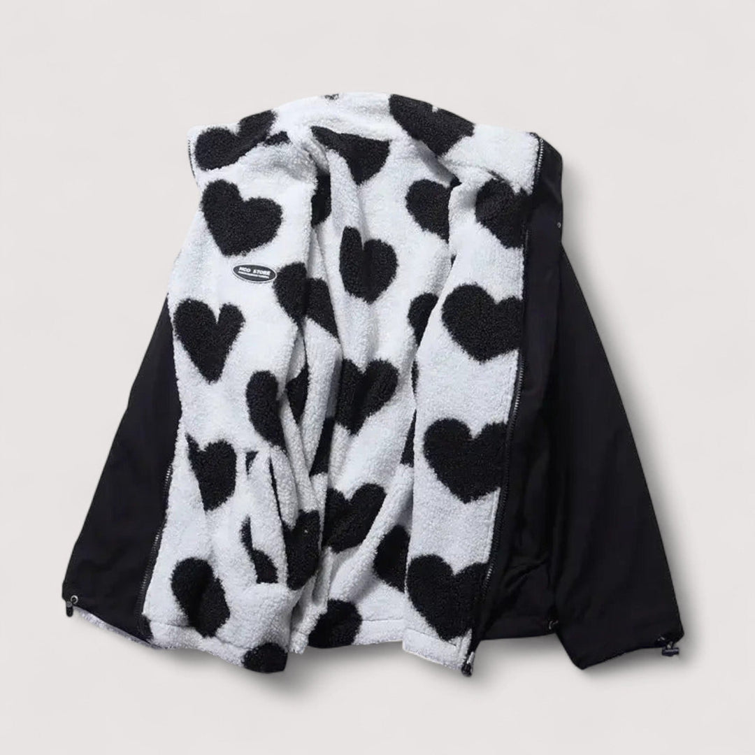Alpenfeld | Wendbare Herzjacke