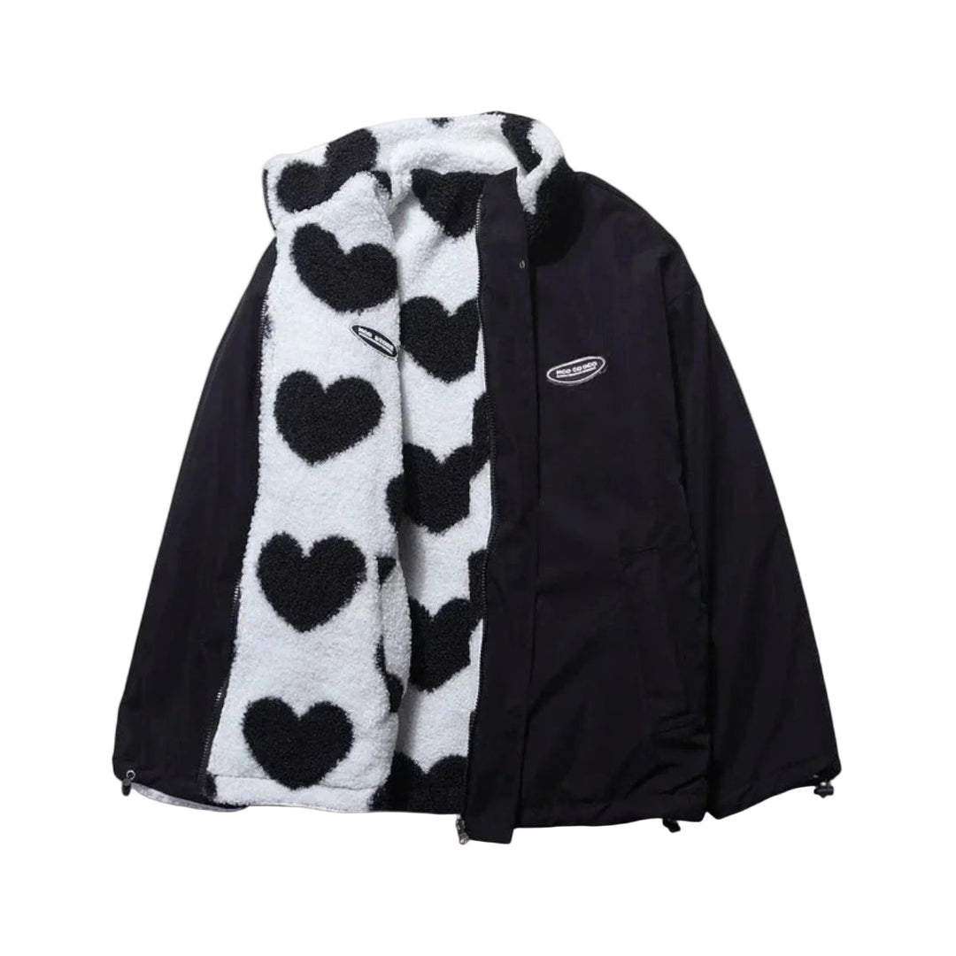 Alpenfeld | Wendbare Herzjacke