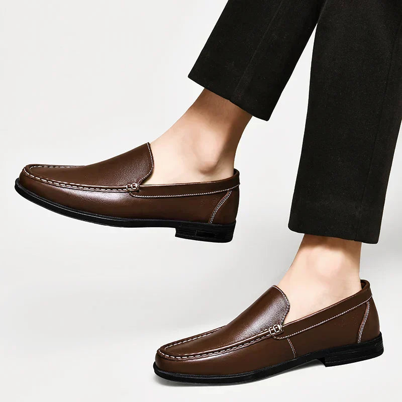 Alpenfeld | Premium Lederhalbschuhe für Herren