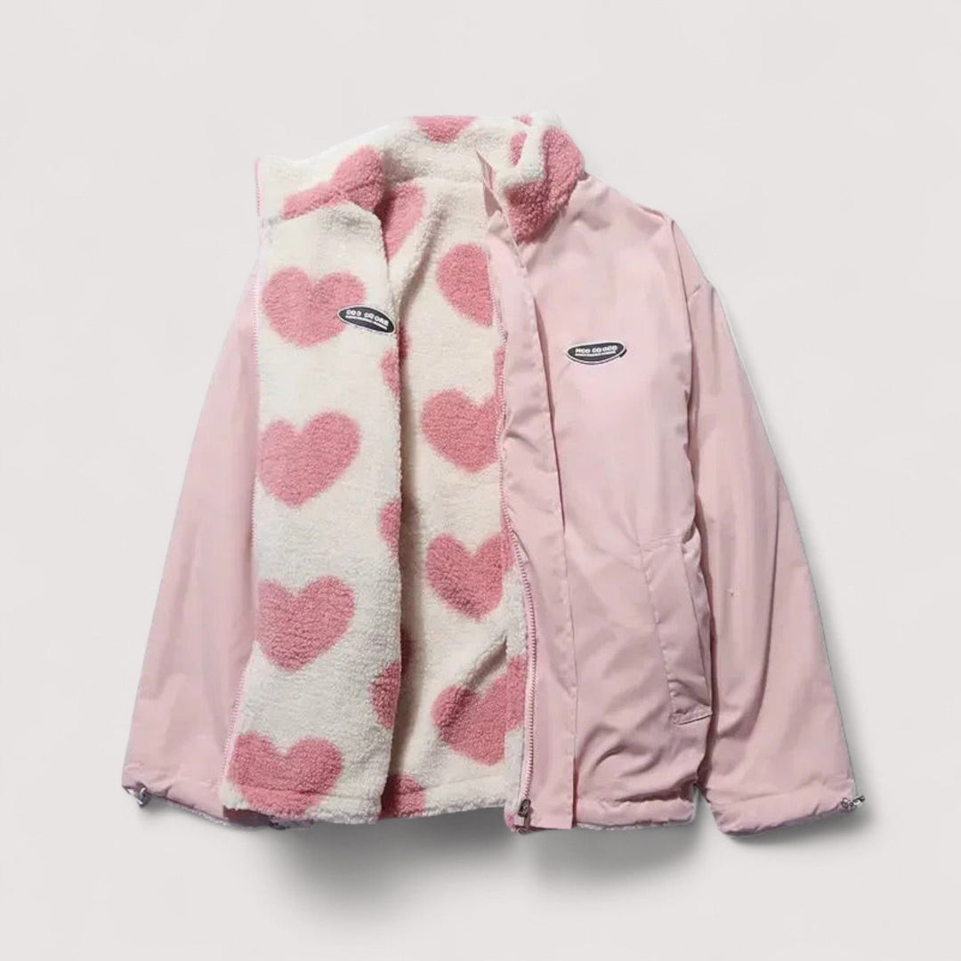 Alpenfeld | Wendbare Herzjacke