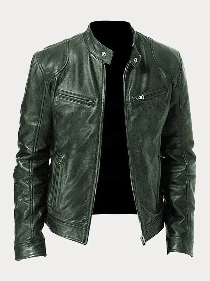 Alpenfeld | Klassische Lederjacke für Herren