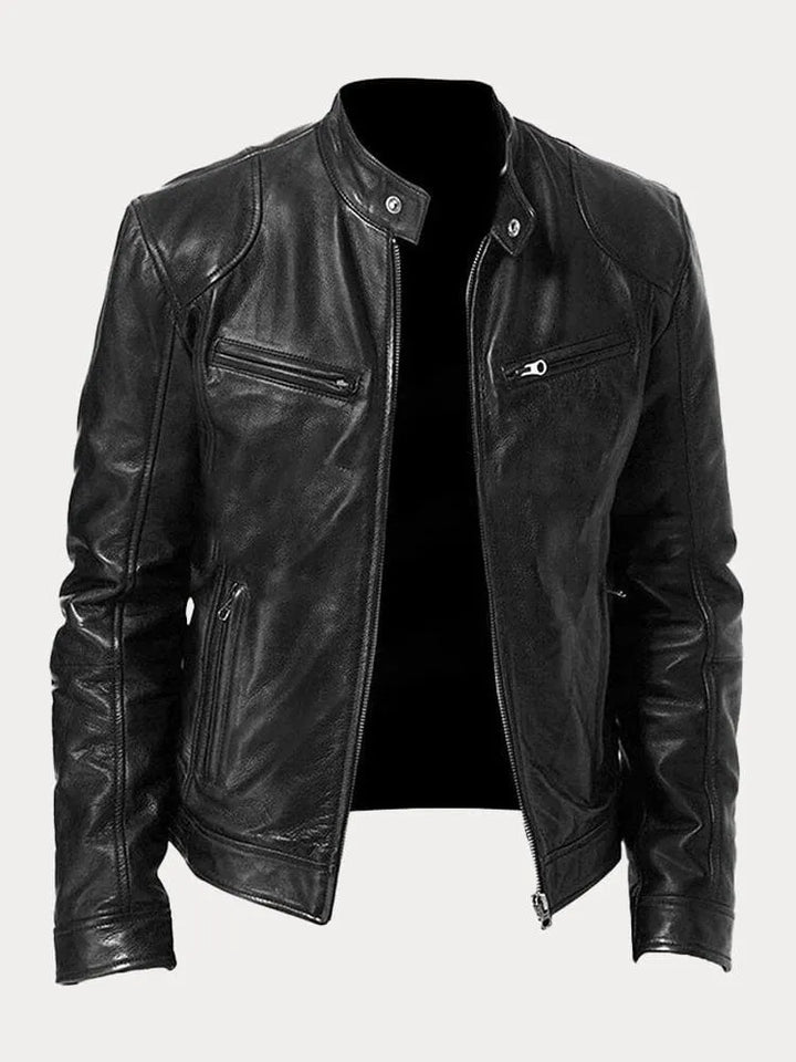 Alpenfeld | Klassische Lederjacke für Herren