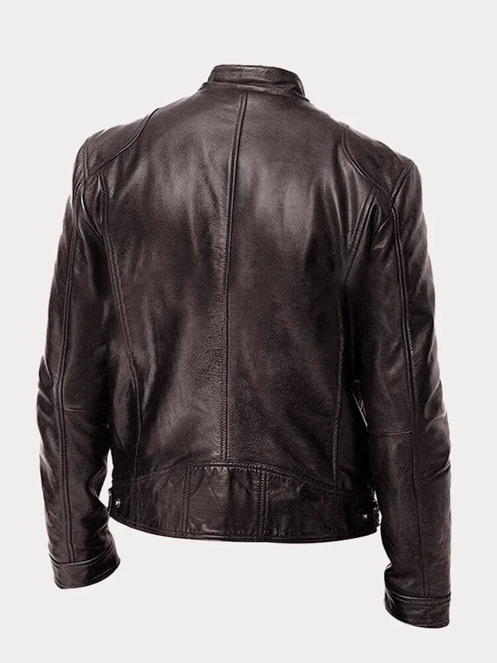 Alpenfeld | Klassische Lederjacke für Herren