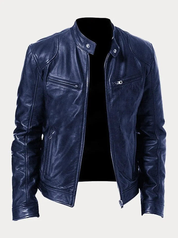 Alpenfeld | Klassische Lederjacke für Herren