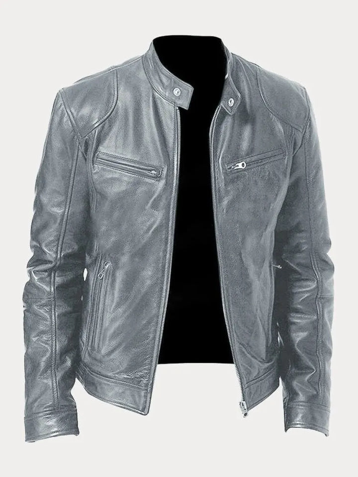 Alpenfeld | Klassische Lederjacke für Herren