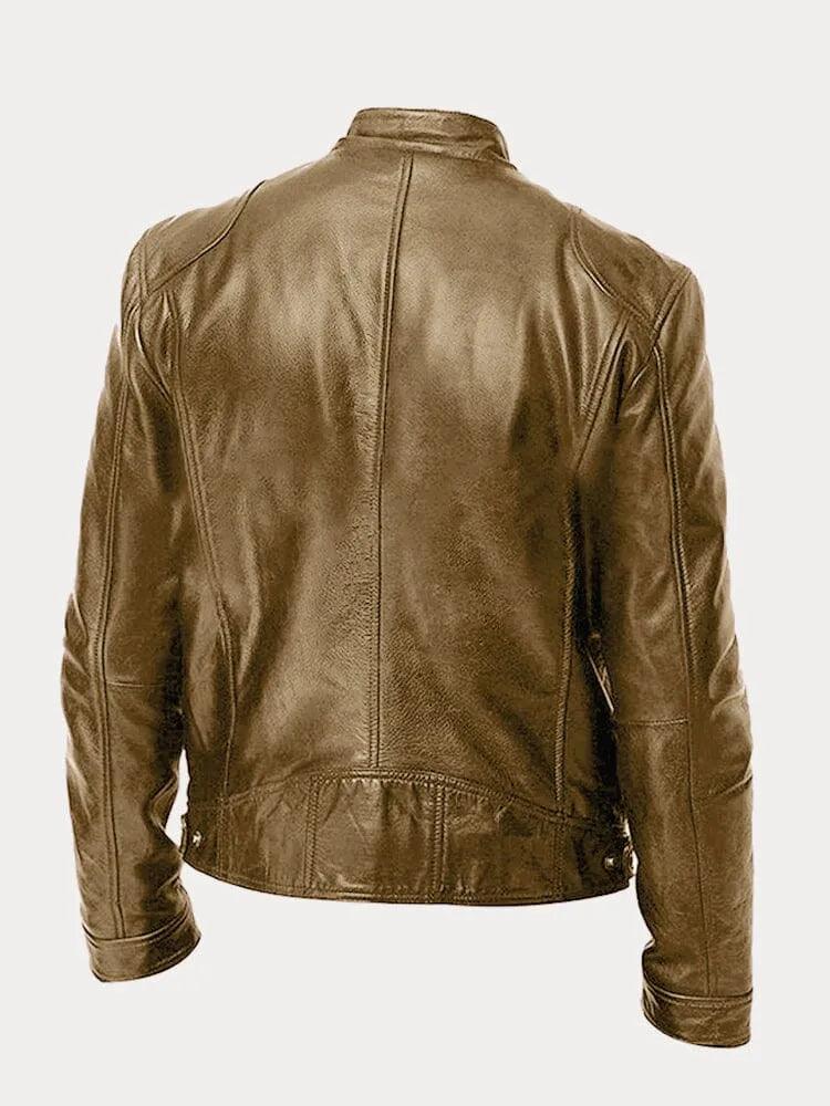 Alpenfeld | Klassische Lederjacke für Herren