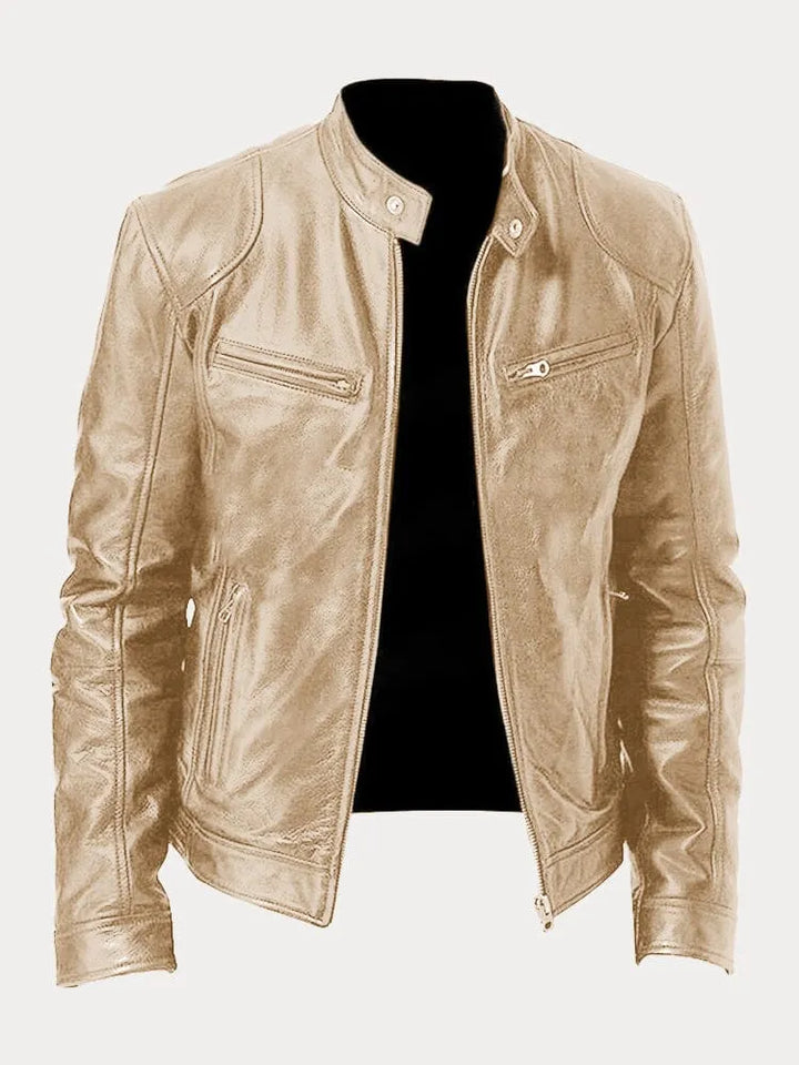 Alpenfeld | Klassische Lederjacke für Herren