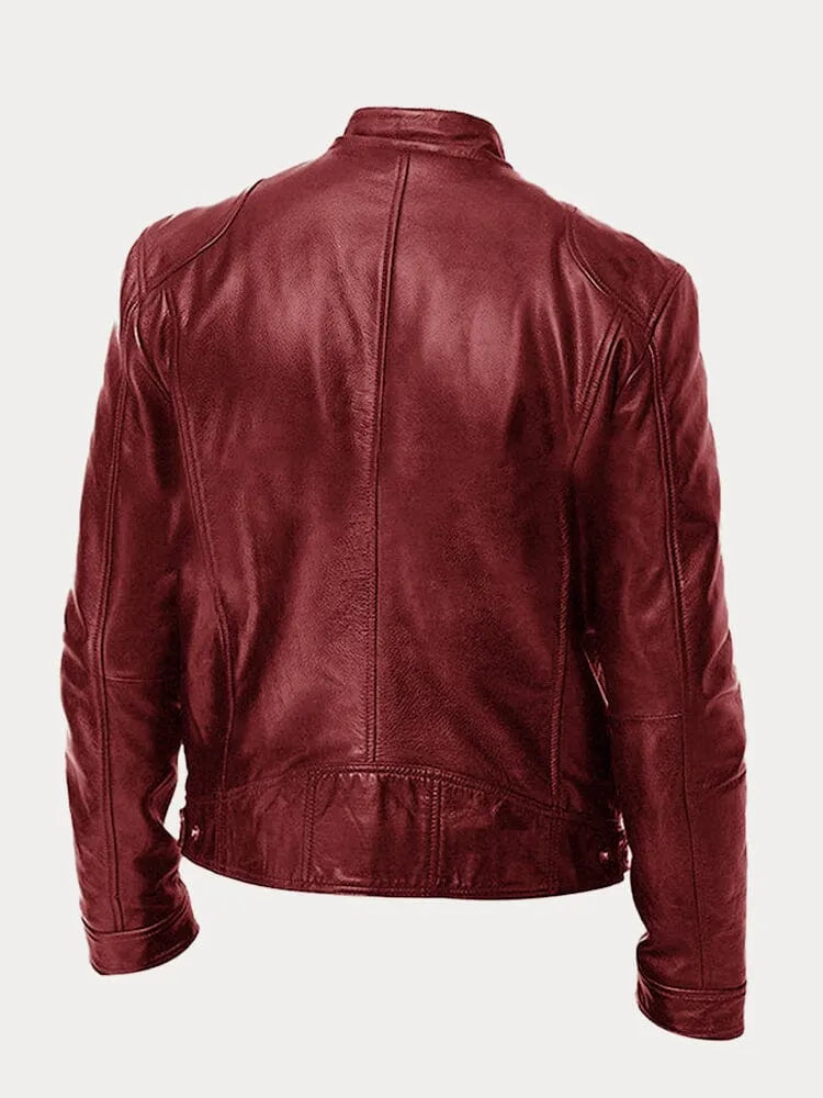 Alpenfeld | Klassische Lederjacke für Herren