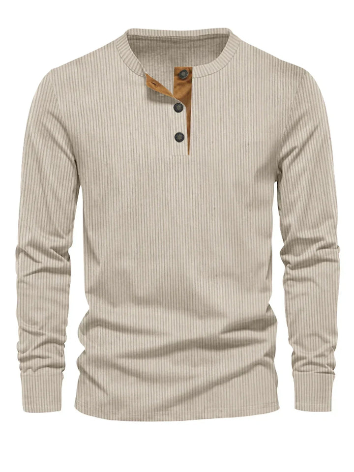 Alpenfeld | Klassisches Herren-Langarmshirt