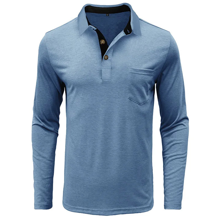 Alpenfeld | Herren Langarmshirt in Unifarbe