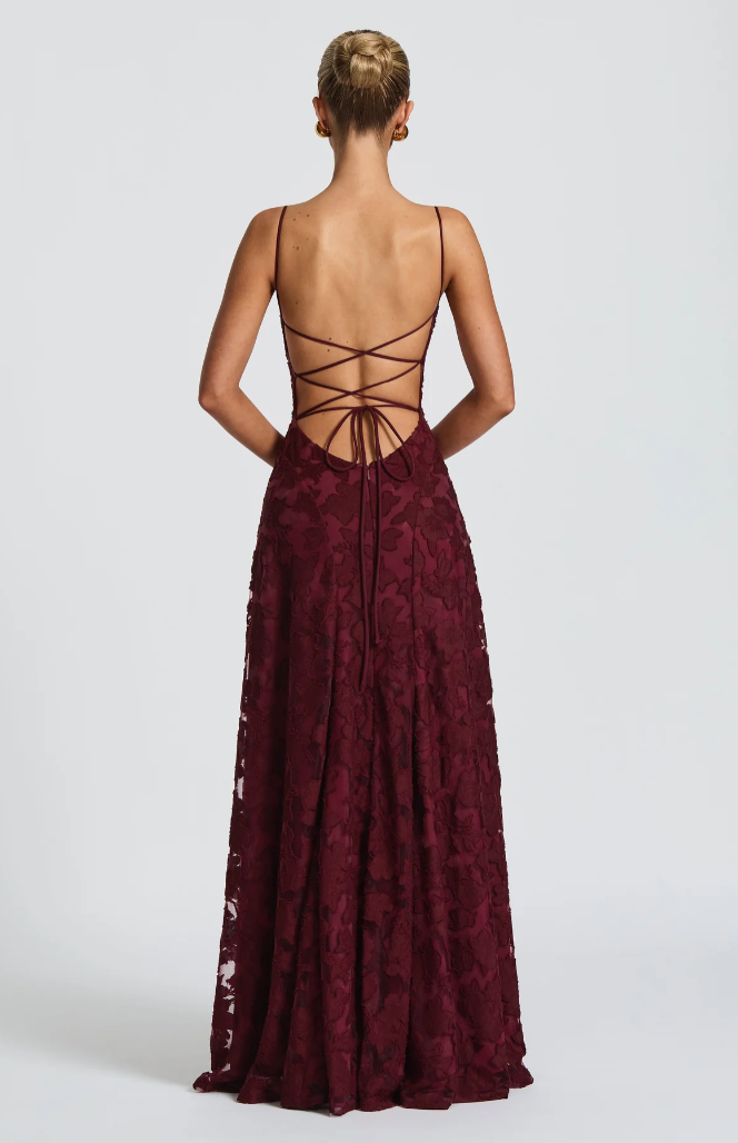 Sommerfeld | Elegantes Spitzen Maxi Kleid