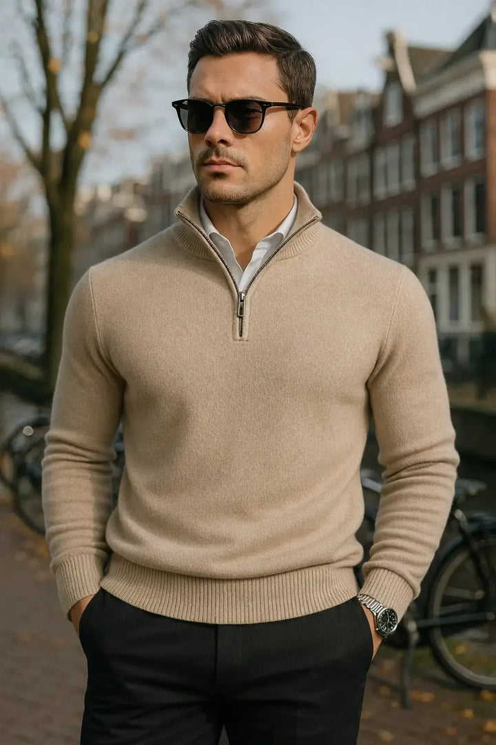 Alpenfeld™ | The Windsor Half-Zip Herrenpullover
