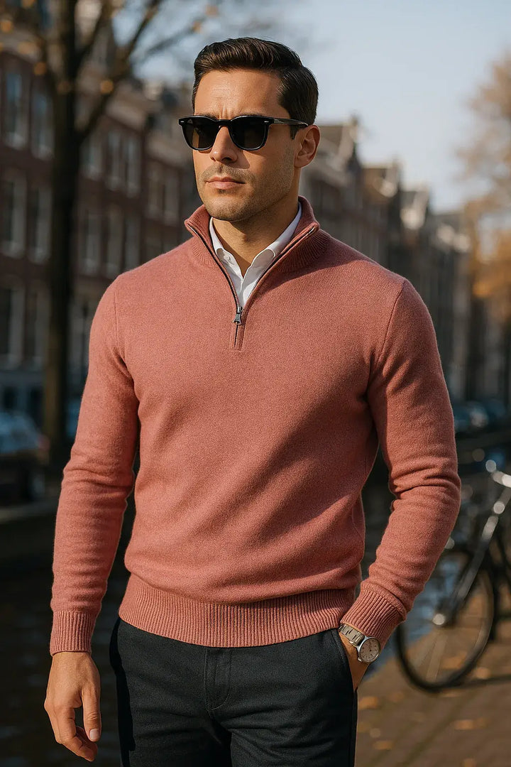 Alpenfeld™ | The Windsor Half-Zip Herrenpullover