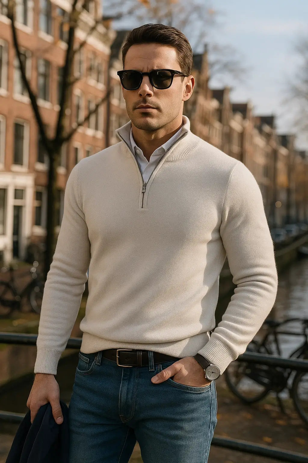 Alpenfeld™ | The Windsor Half-Zip Herrenpullover