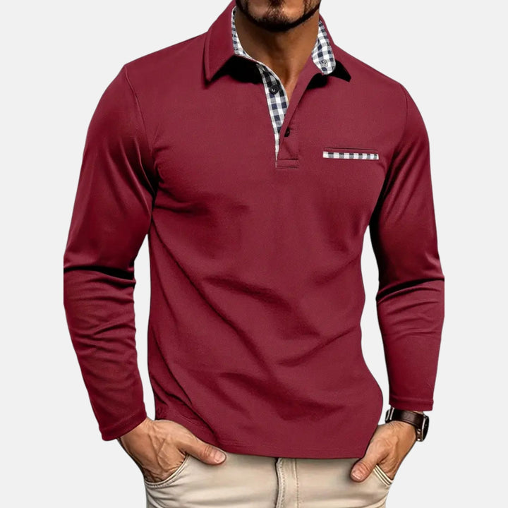 Alpenfeld | Langarm-Polo