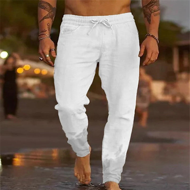 Alpenfeld | Lässige Herren Strandhose aus Baumwolle