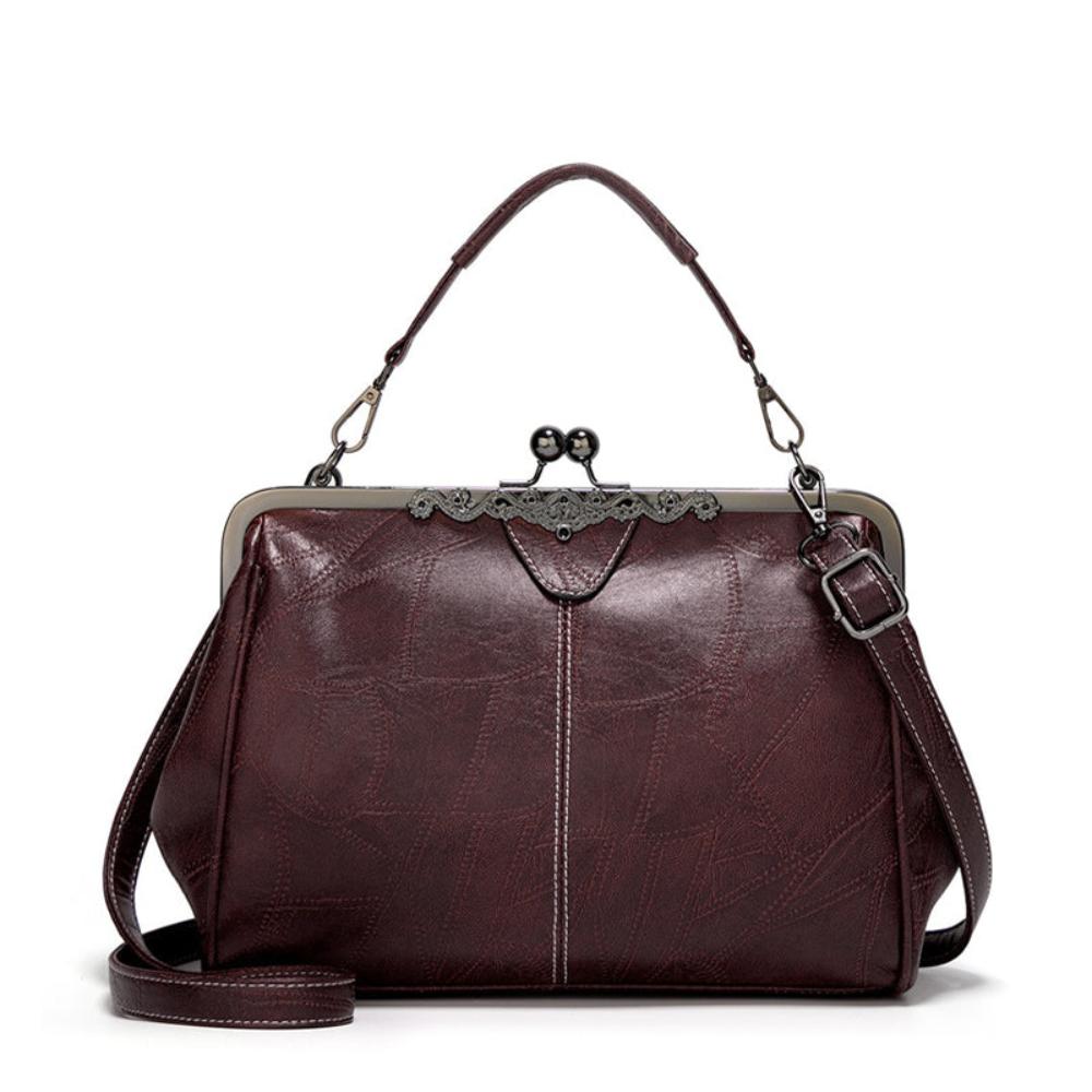 Vintage Kuss-Schloss Handtasche