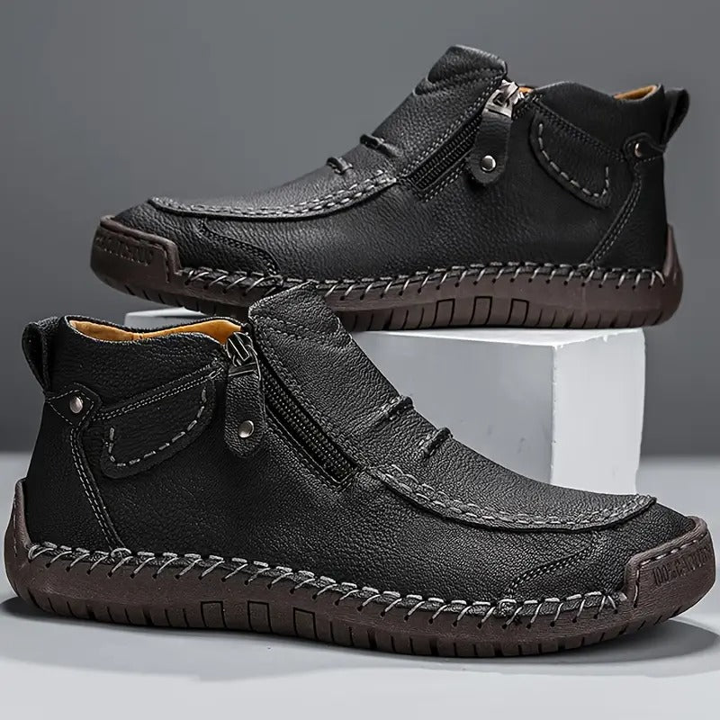 Alpenfeld | Elegante Herren-Schuhe mit Reißverschluss