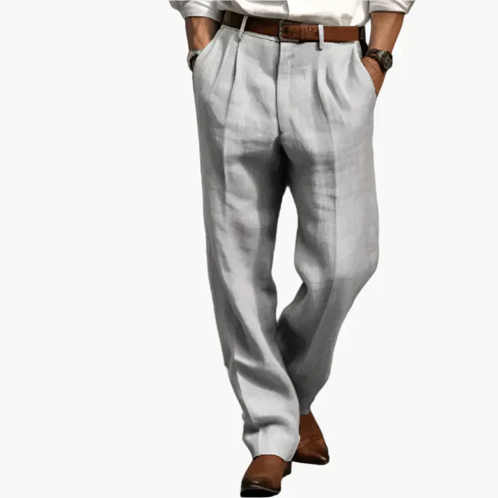 Alpenfeld | Herren Retro Anzughose – Klassische Business- und Freizeit-Hose mit weitem Bein, elegantem Look, ideal für Büro und Alltag