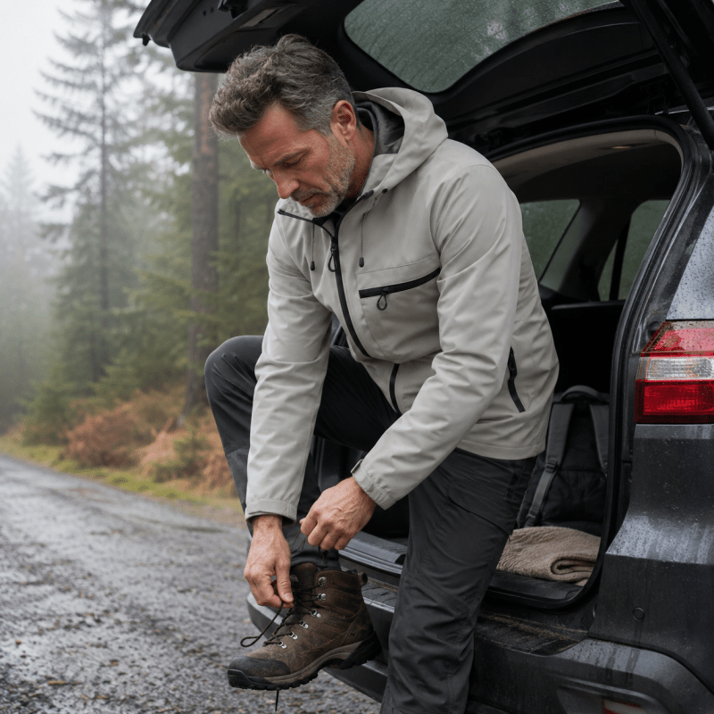Alpenfeld | Wetterfeste Outdoorjacke für Herren