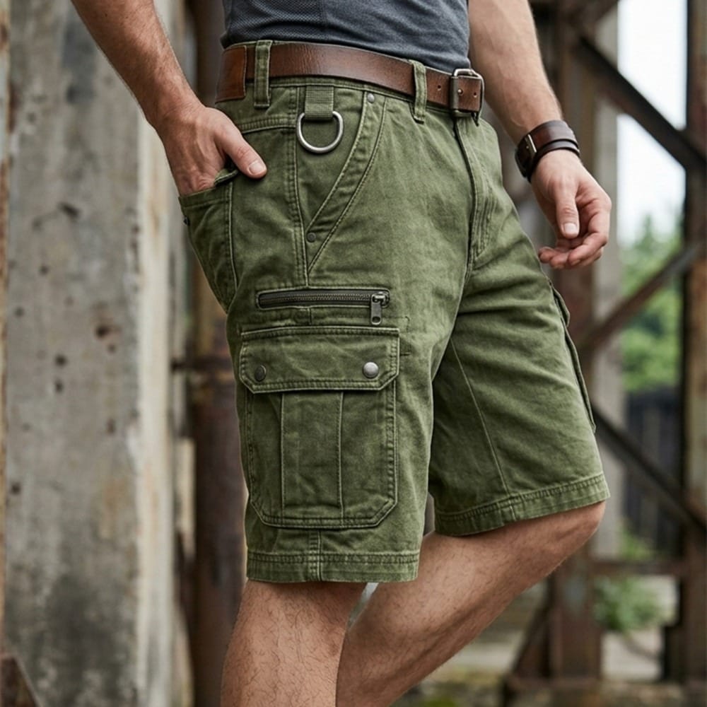 Sommerfeld | Funktionale Denim Cargo-Shorts (1 Kaufen, 1 GRATIS dazu)