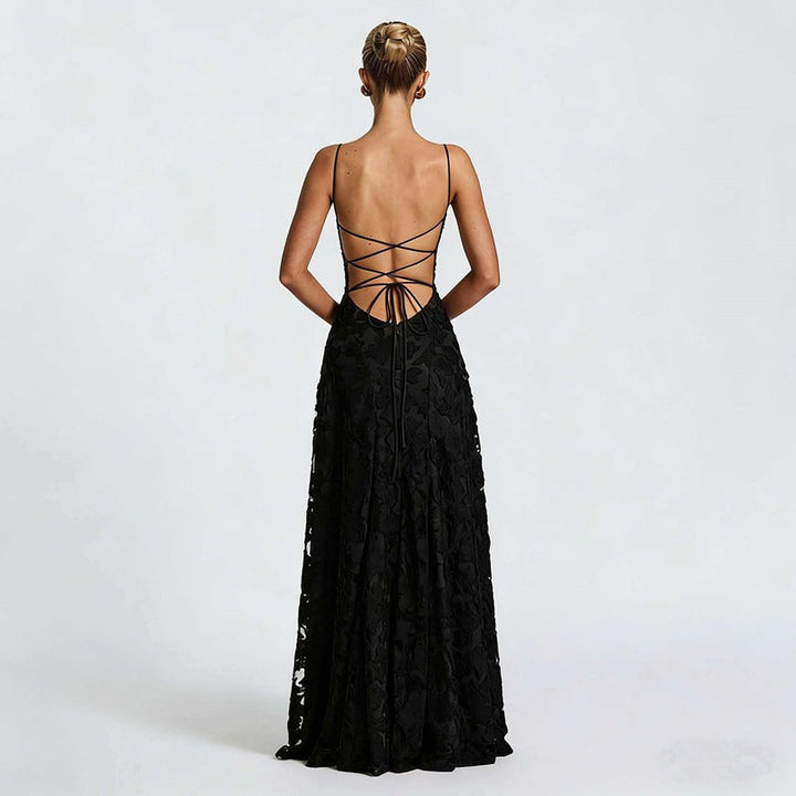 Sommerfeld | Elegantes Spitzen Maxi Kleid