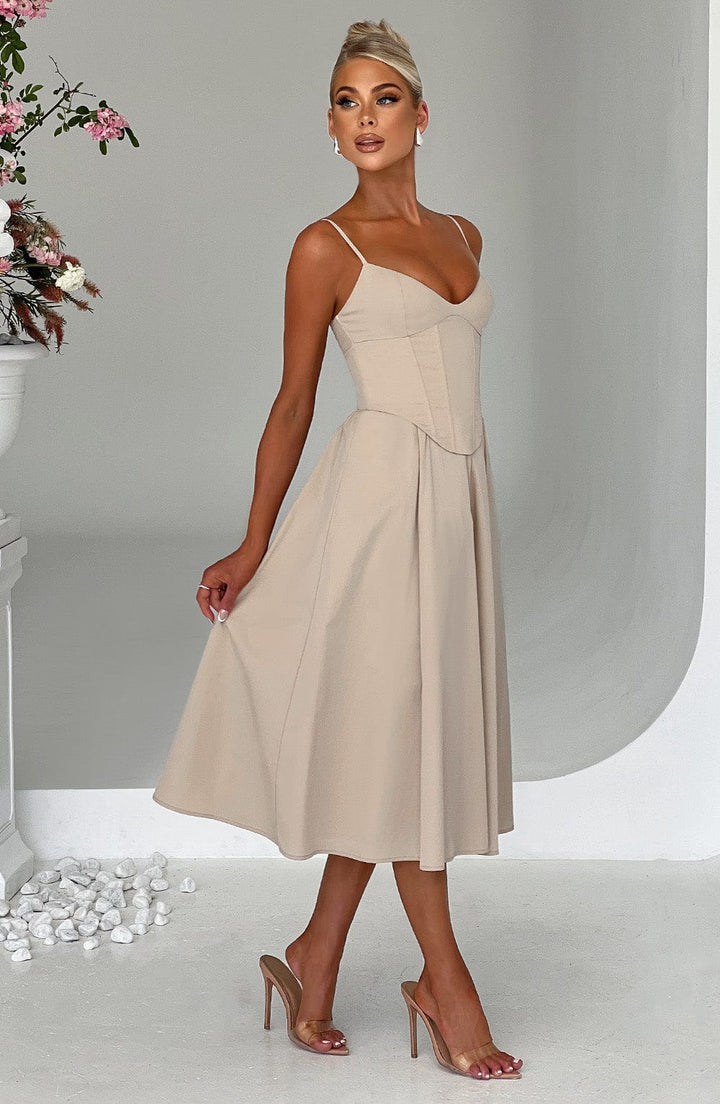 Sommerfeld | Elegantes Midi Kleid im Corset Stil