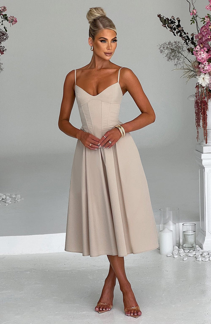 Sommerfeld | Elegantes Midi Kleid im Corset Stil