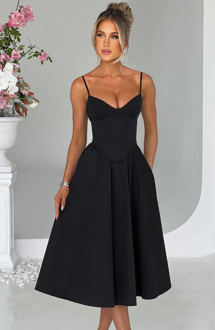 Sommerfeld | Elegantes Midi Kleid im Corset Stil