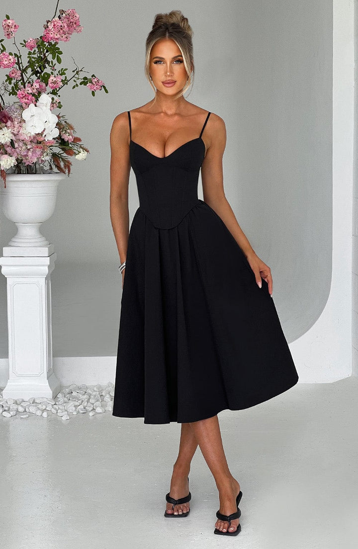 Sommerfeld | Elegantes Midi Kleid im Corset Stil