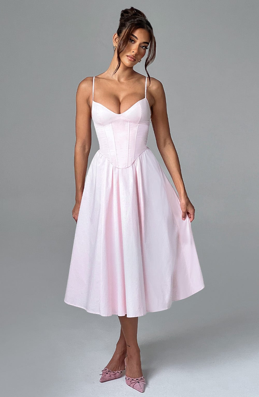 Sommerfeld | Elegantes Midi Kleid im Corset Stil