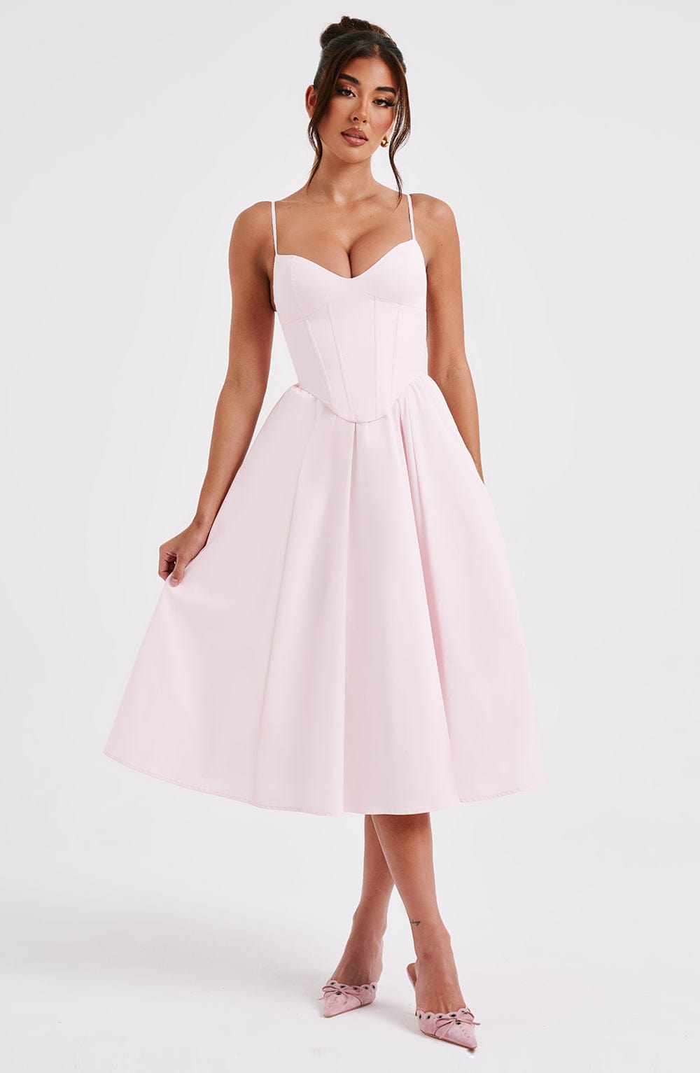 Sommerfeld | Elegantes Midi Kleid im Corset Stil