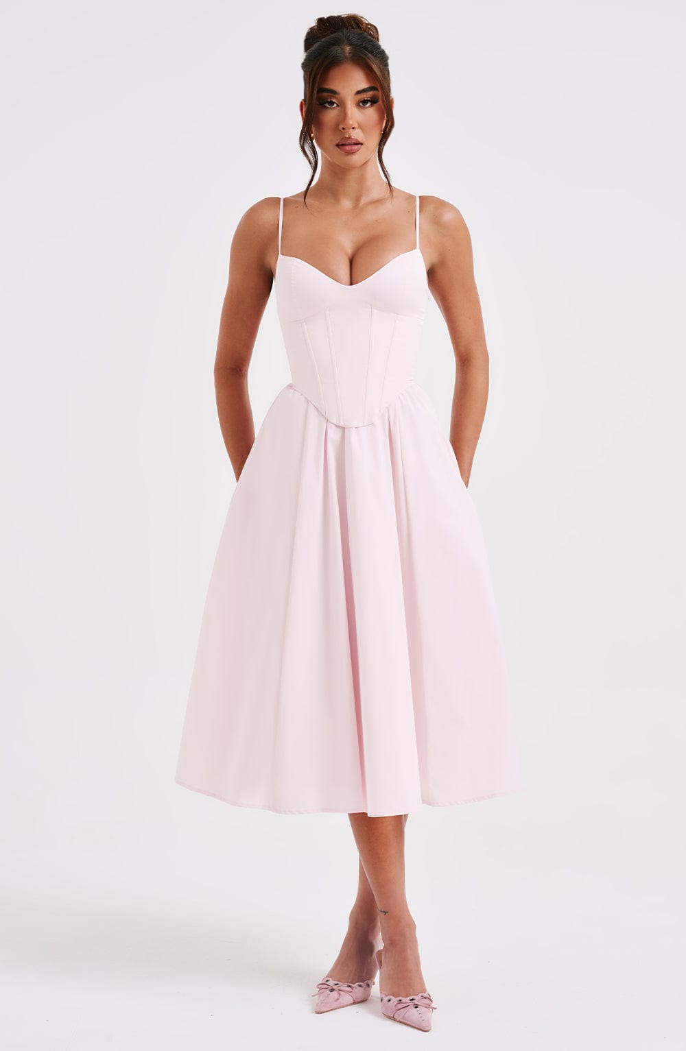 Sommerfeld | Elegantes Midi Kleid im Corset Stil