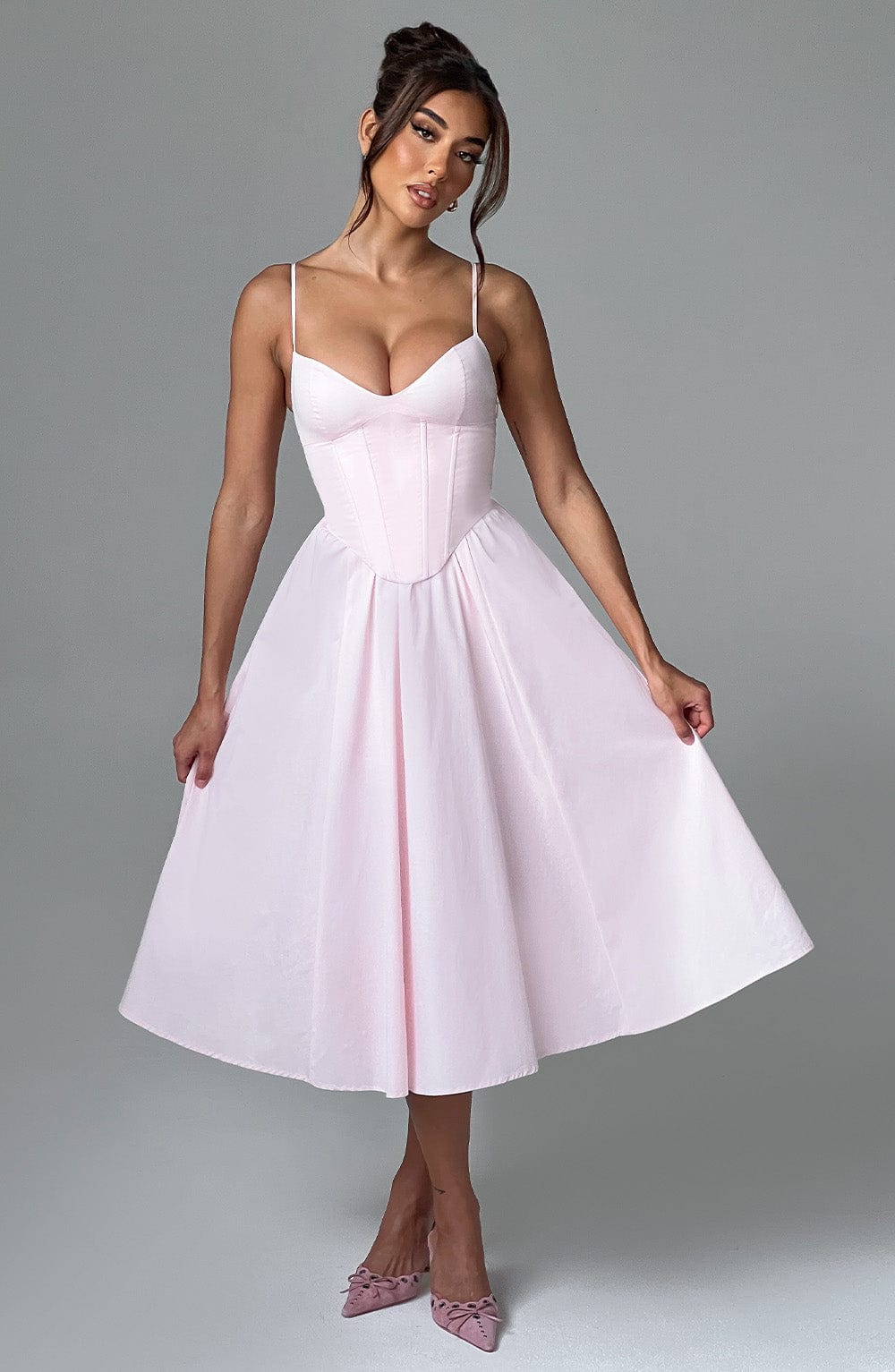 Sommerfeld | Elegantes Midi Kleid im Corset Stil