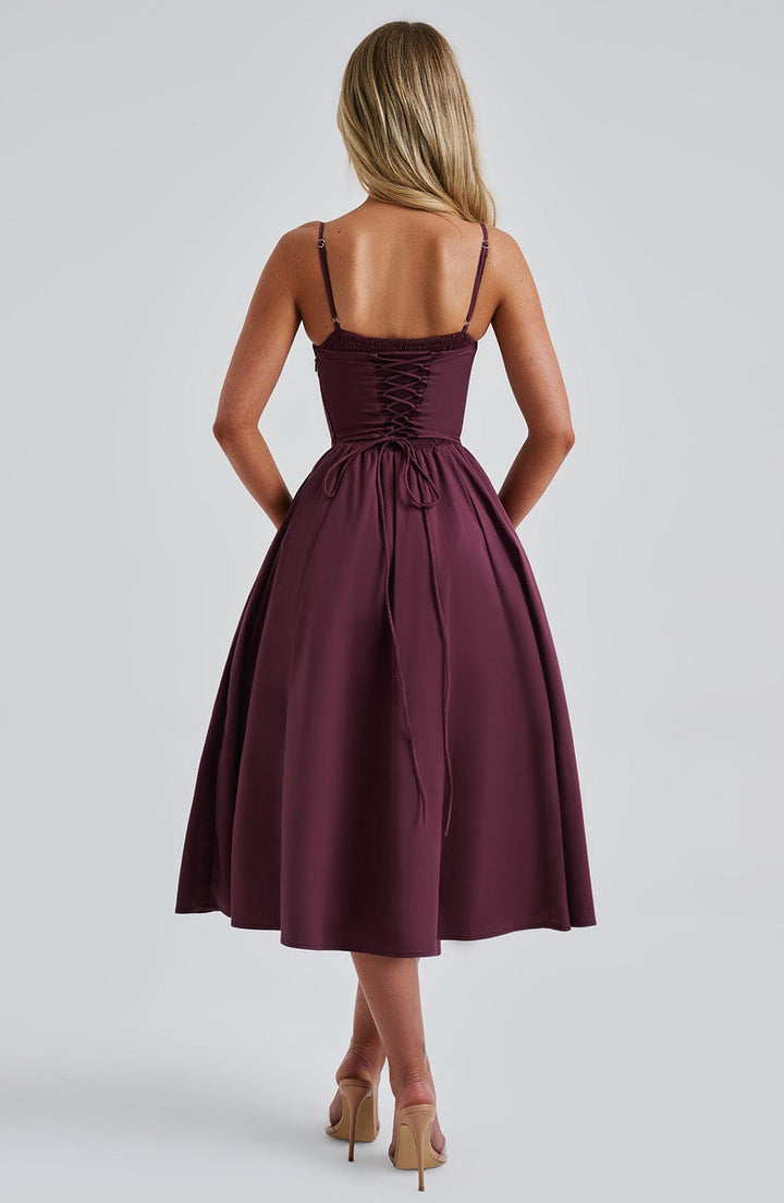 Sommerfeld | Elegantes Midi Kleid im Corset Stil