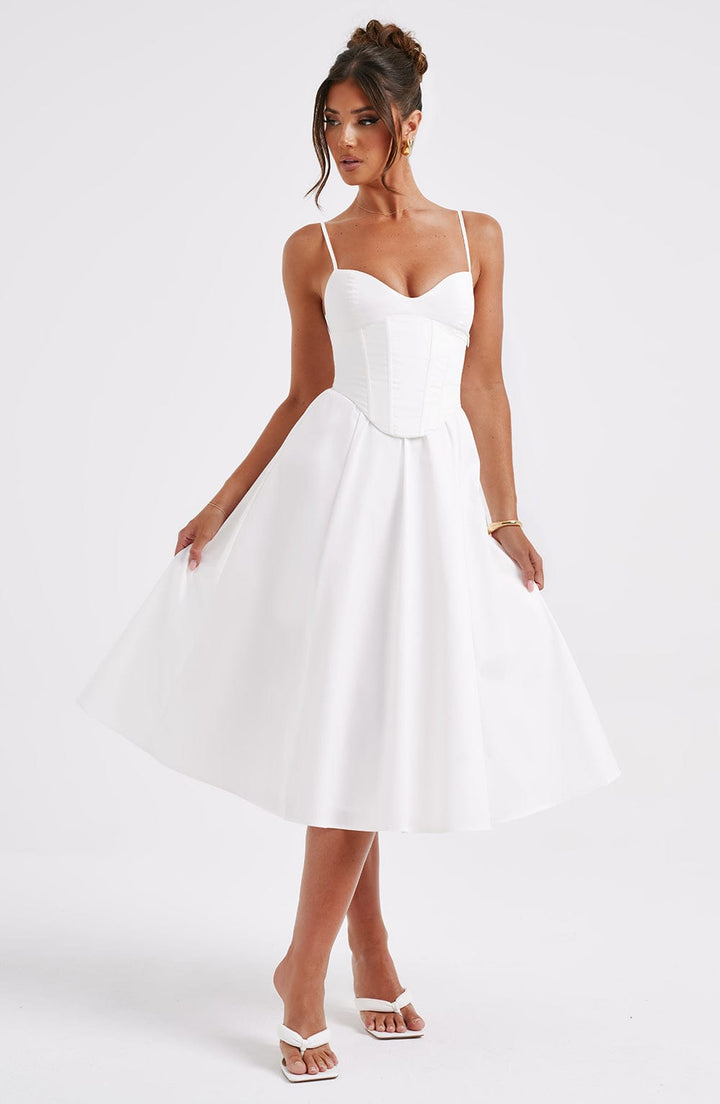 Sommerfeld | Elegantes Midi Kleid im Corset Stil