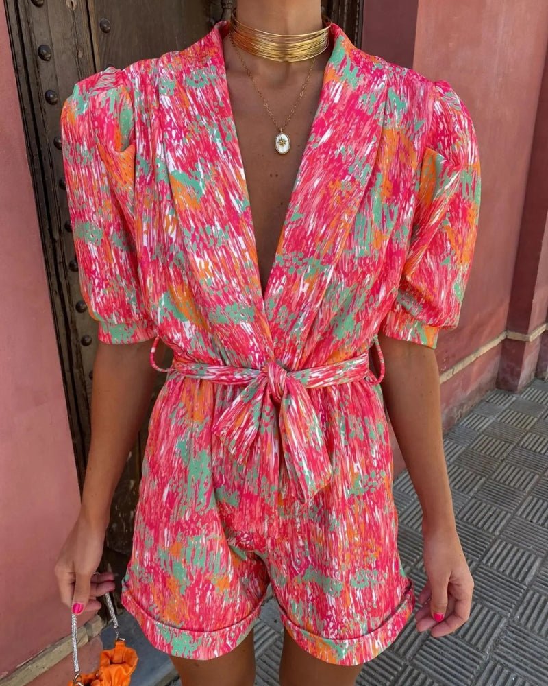 Sommerfeld | Eleganter Jumpsuit mit abstraktem Print