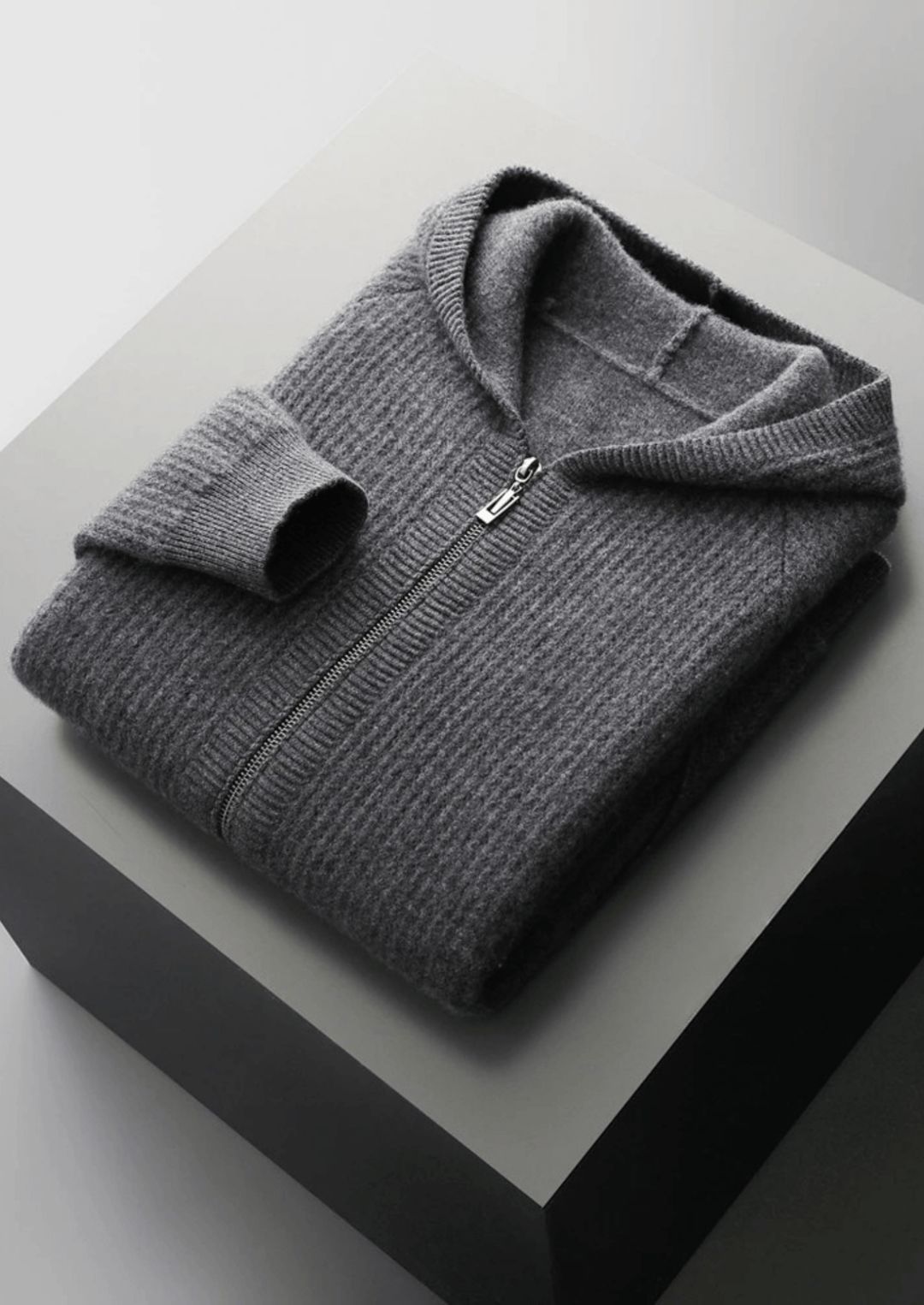 Alpenfeld | Merino Zip-Hoodie aus extra feiner Merinowolle
